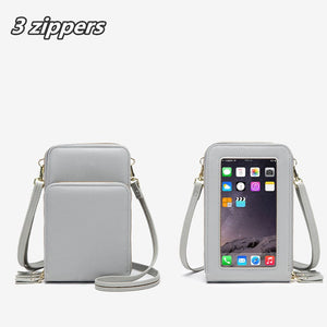 Multi-functional Mini Touchable Cell Phone Shoulder Crossbody Bags